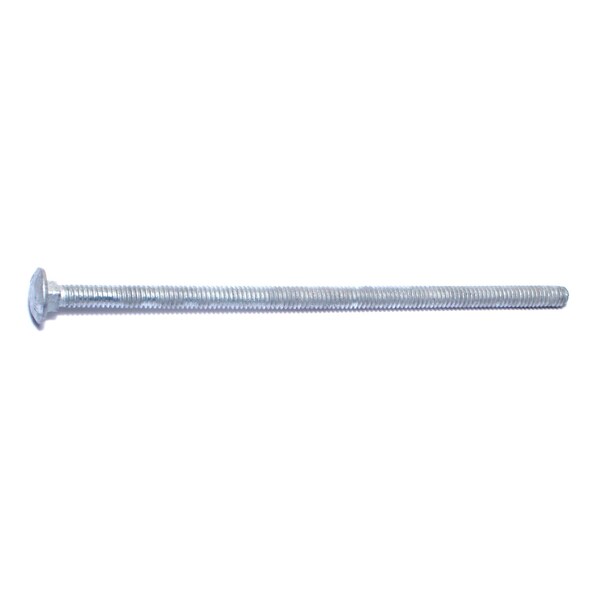 Midwest Fastener Carriage Bolt, Square Neck, 20 (Coarse), 6 in L, Steel, Hot Dipped Galvanized, 50 PK 51928 - main